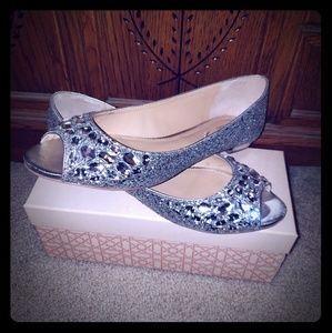 Badgley Mischka Jewel Flats
